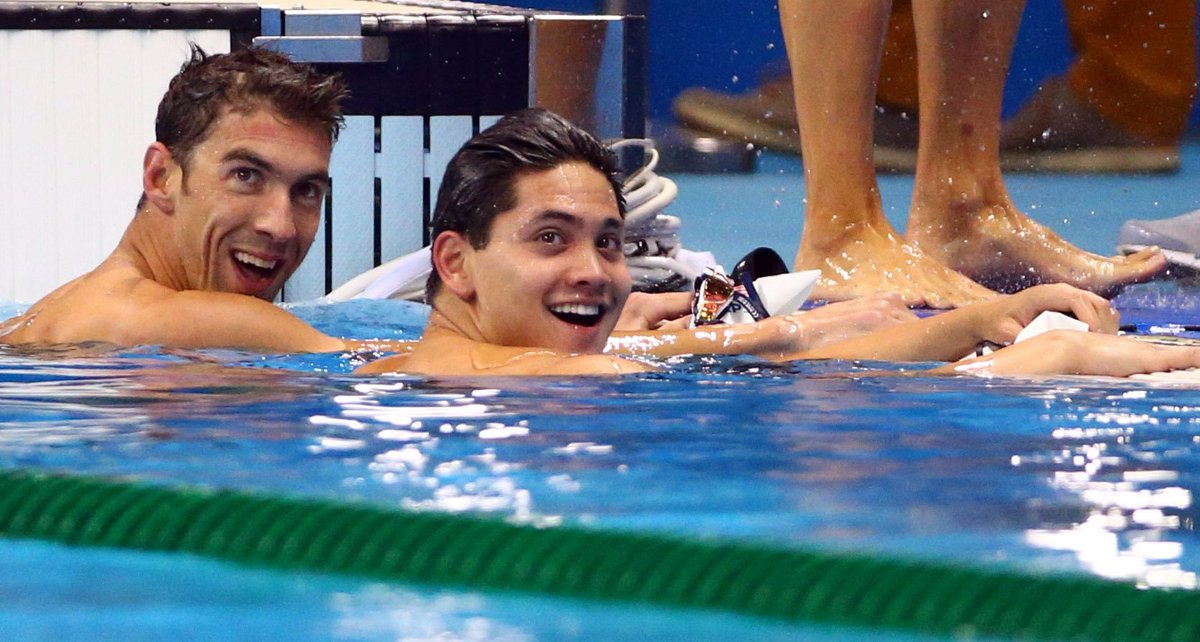 STsportsdesk's tweet photo. #Olympics: 9.12am tomorrow. Can @joschooling beat @MichaelPhelps, the greatest Olympian in history? #AMinuteToWinIt https://t.co/uQVxkJlkCu