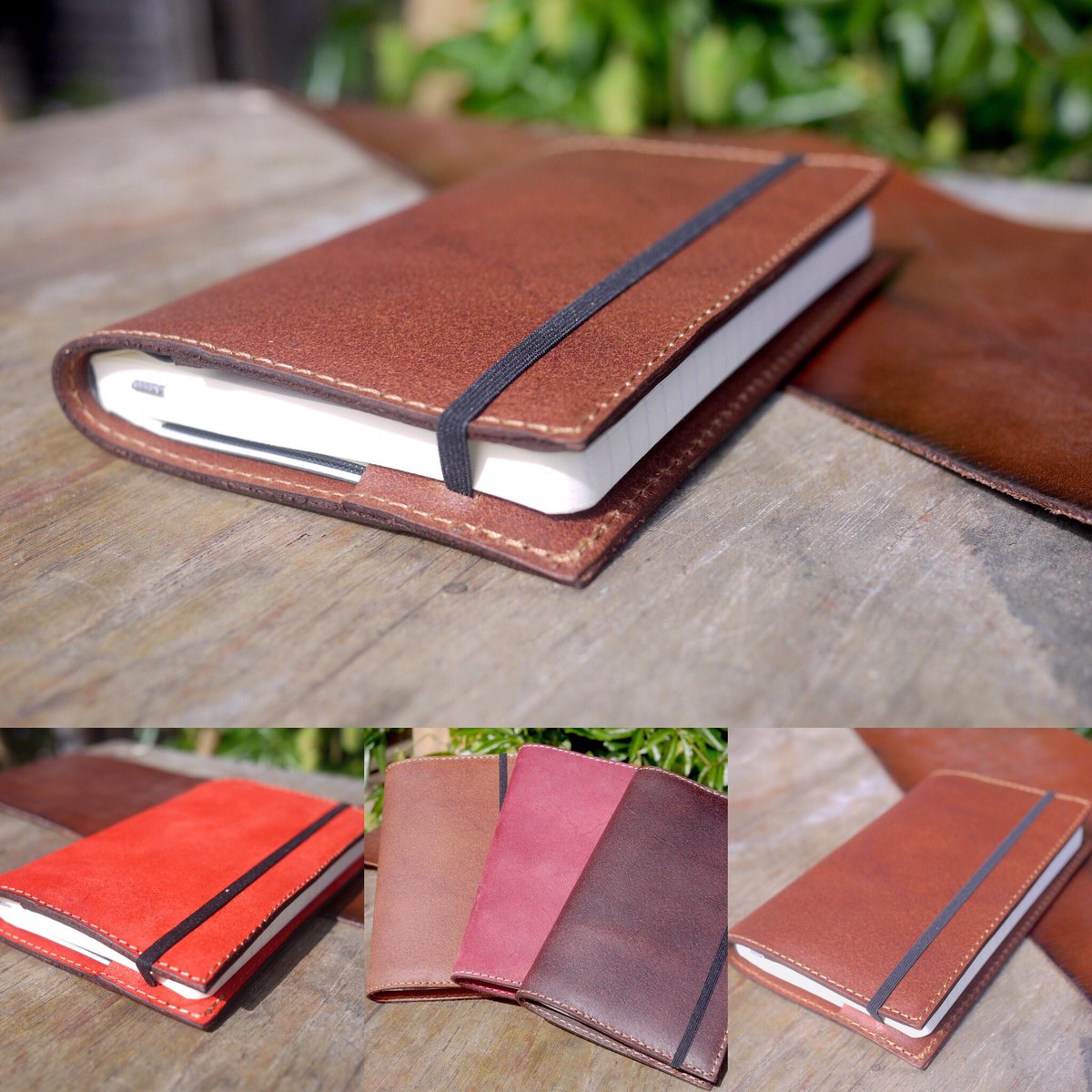 Limited edition rough face leather moleskin classic notebook cover £29. Available from the shop only 01803 866788