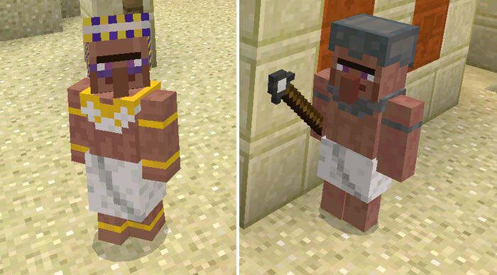 beta_mcpe1's tweet photo. RETWEET if you would like different types of villagers for each biome, as a new feature in the future of #MCPE?! :D https://t.co/zZ6Y47bhQK