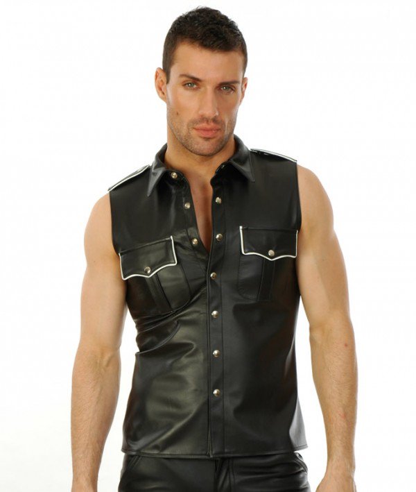 Confident Dominion Military Shirt 
leatherbaba.com/shop-leather-m…
 #leatherbaba #leaatherjacket #jacket