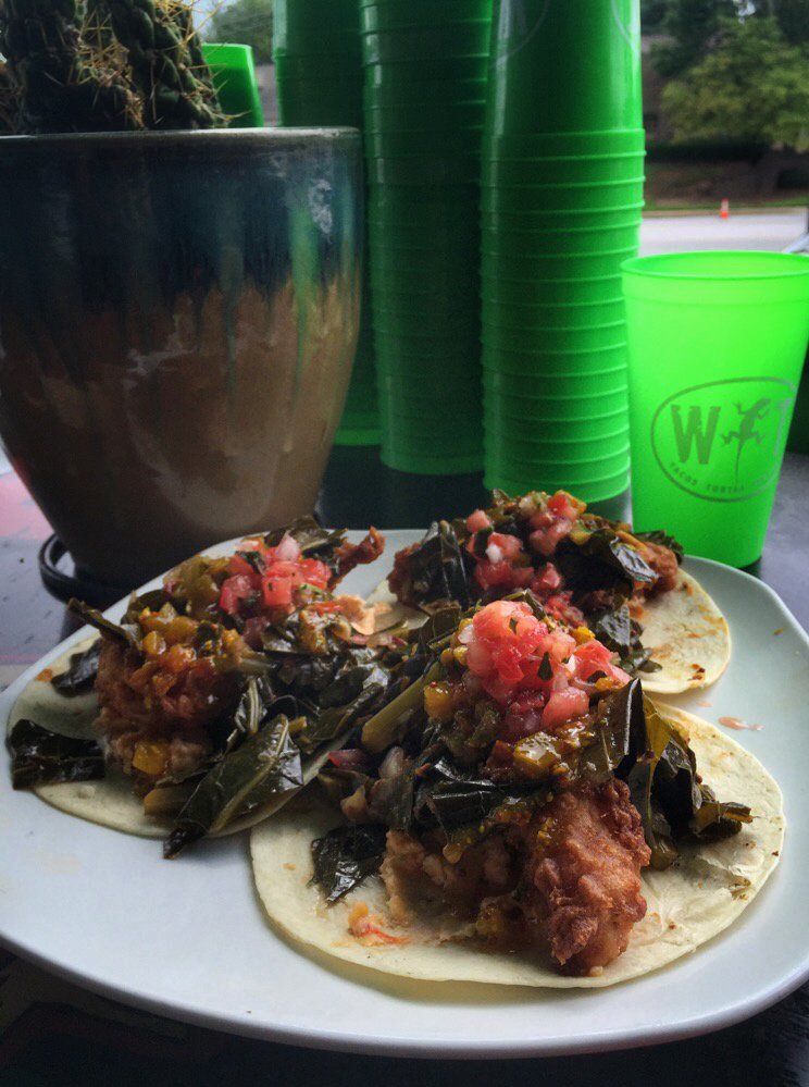 We didn't fly to the Moon or anything like that this morning...but we did create the PALMETTO POLLO TACO!