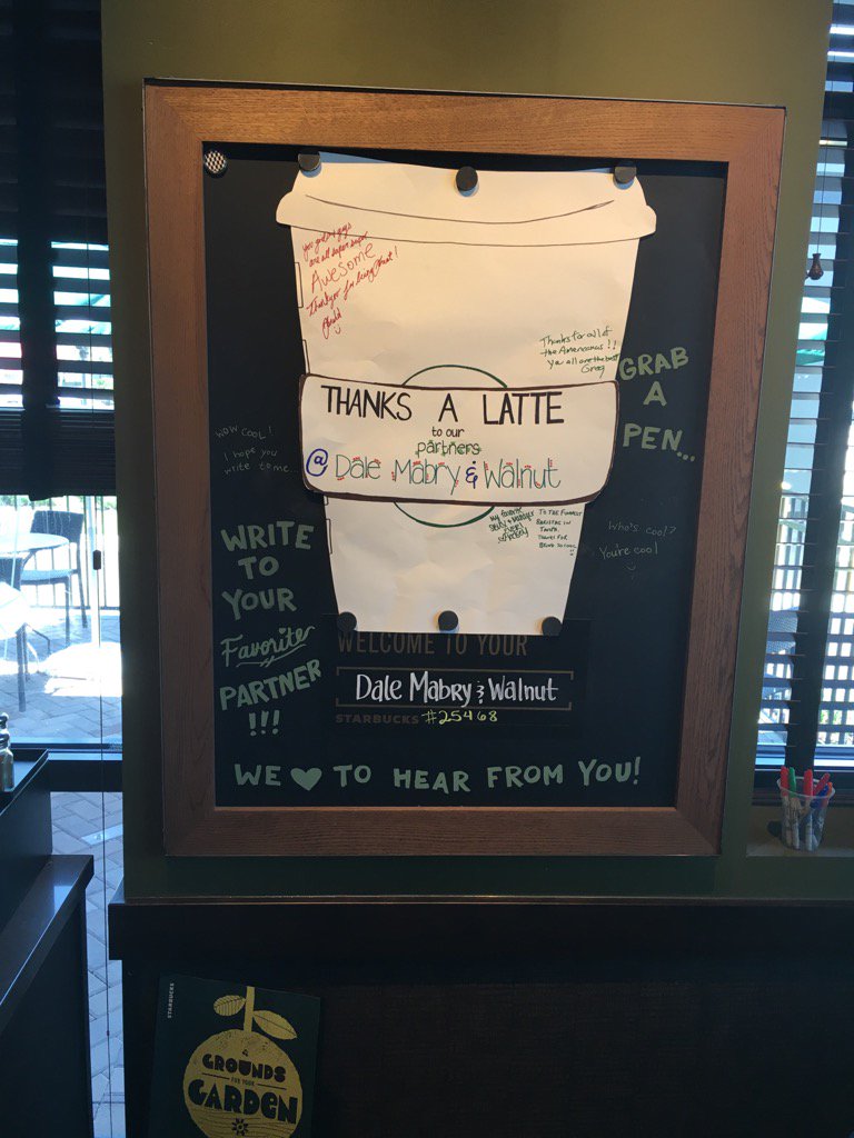 Customers can let partners know how much they love them at Store 25468. Tampa, Fl.