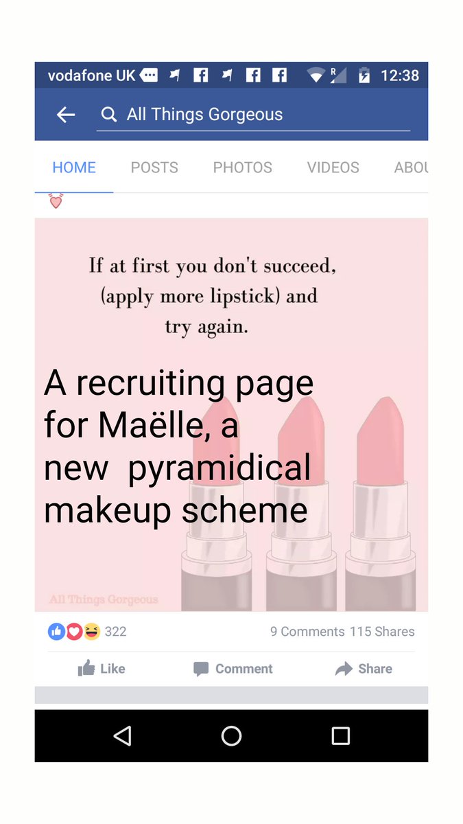 TimelessVie's tweet photo. Cos we believe in truth in advertising even if #maelle doesn't #MLM #lies #allthingsgorgeous https://t.co/M3lxjXqbd2