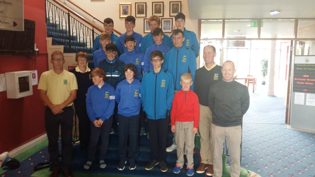 Well done to our Fred Daly team and managers.Great golf in tough conditions.Unfortunately losing to Roscommon today