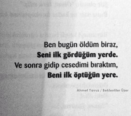 seningibiolmak's tweet photo. Ahmet Yavuz / Beklentiler Üzer kitabından... https://t.co/KJJGFm8QEk