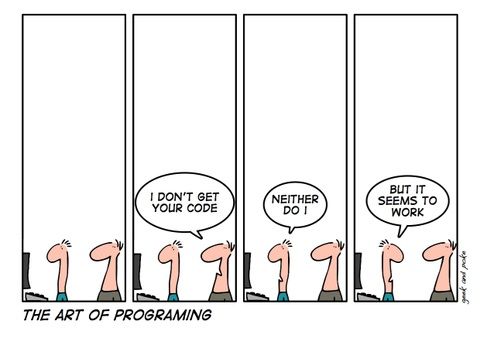 DgtlCrafts's tweet photo. TGIF! Let's start the weekend off w/ some #programming humor: #TheArtofProgramming (thanks https://t.co/dXJa3u7qes) https://t.co/ZCbpVa9maK