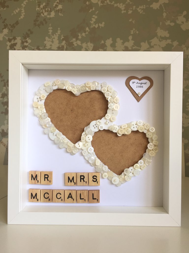 Pearl wedding anniversary frame #wedding anniversary #etsyseller #weddinghour #handmadehour