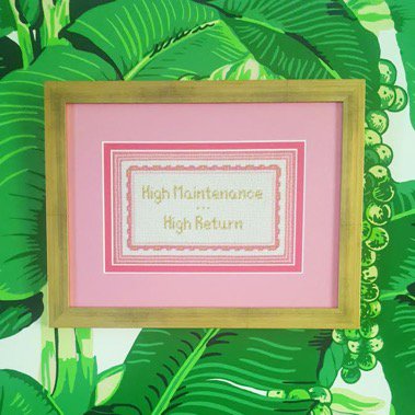 <a href="/lycettedesigns/">Lycette Designs</a> is guest posting today at #theglampad about #cheekyneedlepoint! So fun! theglampad.com/2016/08/cheeky…