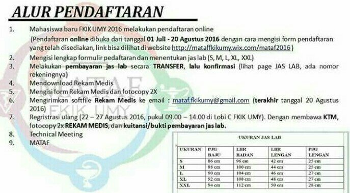 #MatafUMY2016 Fak.Kedokteran&amp;Ilmu Kesehatan <a href="/mataffkikumy/">MATAF FKIK UMY</a> <a href="/bemfkikumy/">BEM KM FKIK UMY</a> <a href="/HmpdSemaku/">HMPD SEMAKU UMY</a> <a href="/himika_umy/">HIMIKA UMY</a> <a href="/UMYhimakagi/">HIMAKAGI UMY</a> <a href="/HIMFAUMY/">HIMFA UMY</a>