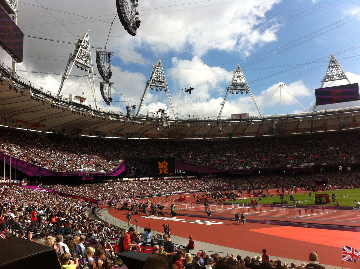 Rio 2016 on opening morning of track & field vs. London 2012 at same stage. 🇬🇧 (via @alexthomascnn)