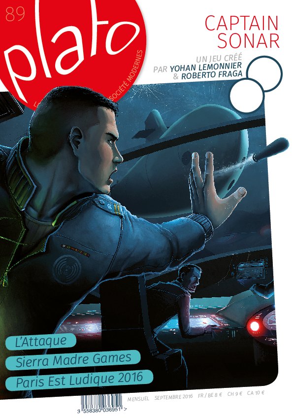 platomagazine's tweet image. Voici une preview de la couverture de #platomagazine 89 de septembre. #boardgames #J2s @EditionsMatagot @FRAGAMES