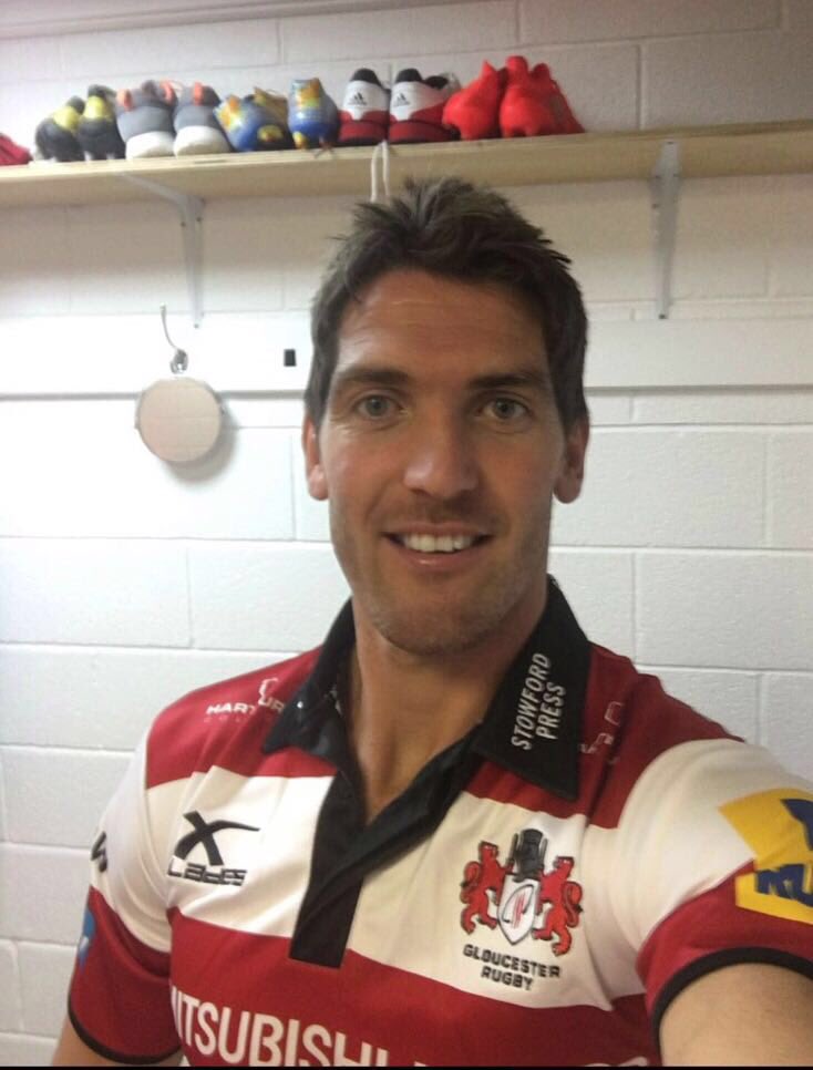 hookjameshook's tweet photo. Happy with the new 16/17 @gloucesterrugby jersey. Retweet by 5pm 15th August for a chance to win this one signed. 🍒⚪ https://t.co/hpXzXcN3lS