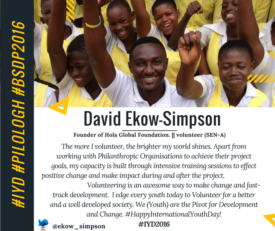 senafrique's tweet photo. @ekow_simpson adds to #IYD2016. Currently, with SEN-A, lending a hand to support kids in rural education. #bsdp2016 https://t.co/zpTv7zQSyl