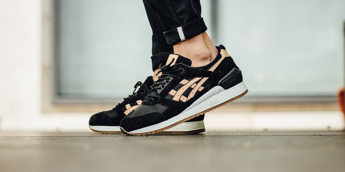 asics gel respector black