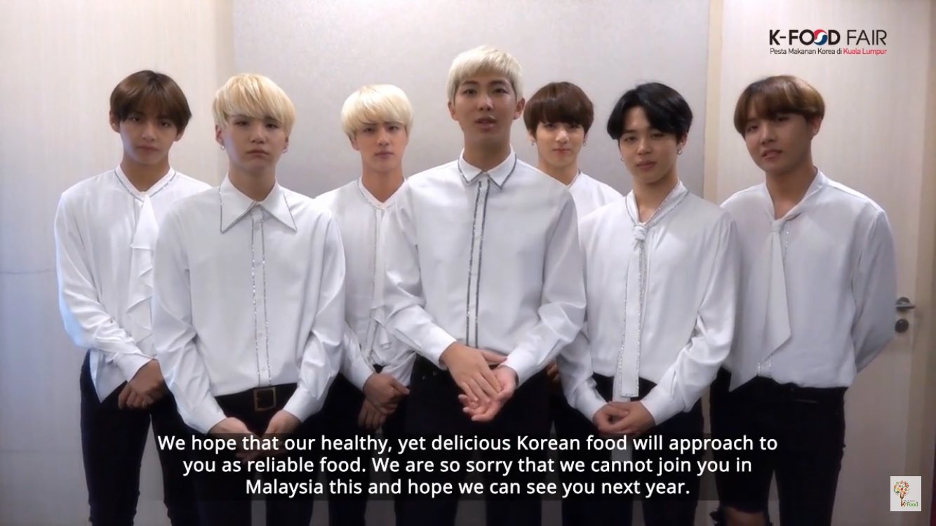BTS A.R.M.Y on Twitter "Korean Food B2C Fair Malaysia