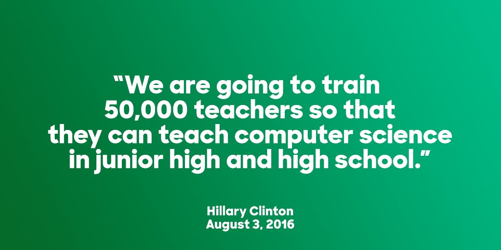 HFA's tweet image. RT if you agree: Every student should learn computer science.