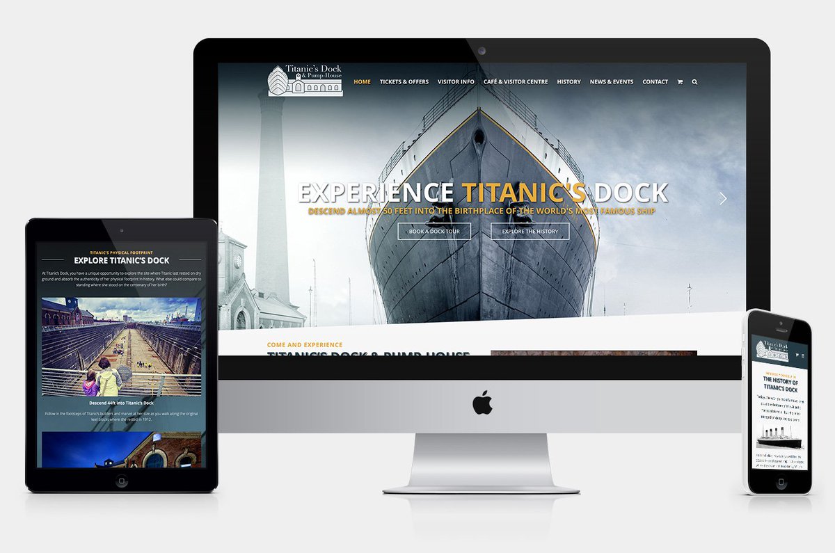 wearedarkstream's tweet photo. We've another new project to share with you! The new website for Titanic's Dock - https://t.co/ptP89jTM7C https://t.co/zBByhGbXpB