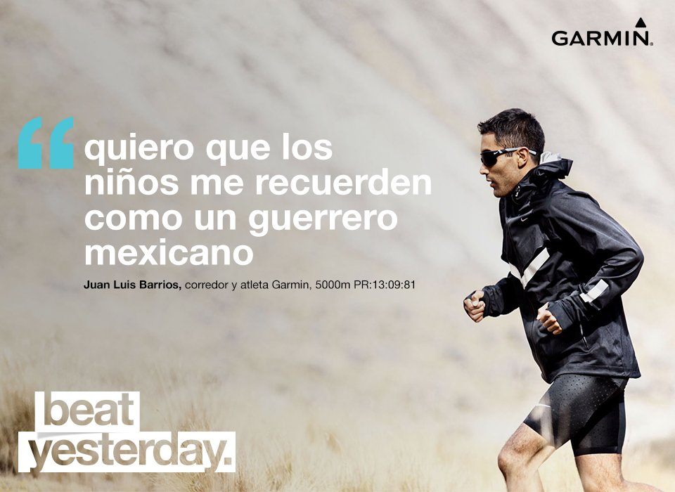 GarminMexico's tweet photo. ¿Cuál es tu sueño?. #BeatYesterday #AtletasGarmin @juanlbarrios #Forerunner735 https://t.co/MtQS4970cj