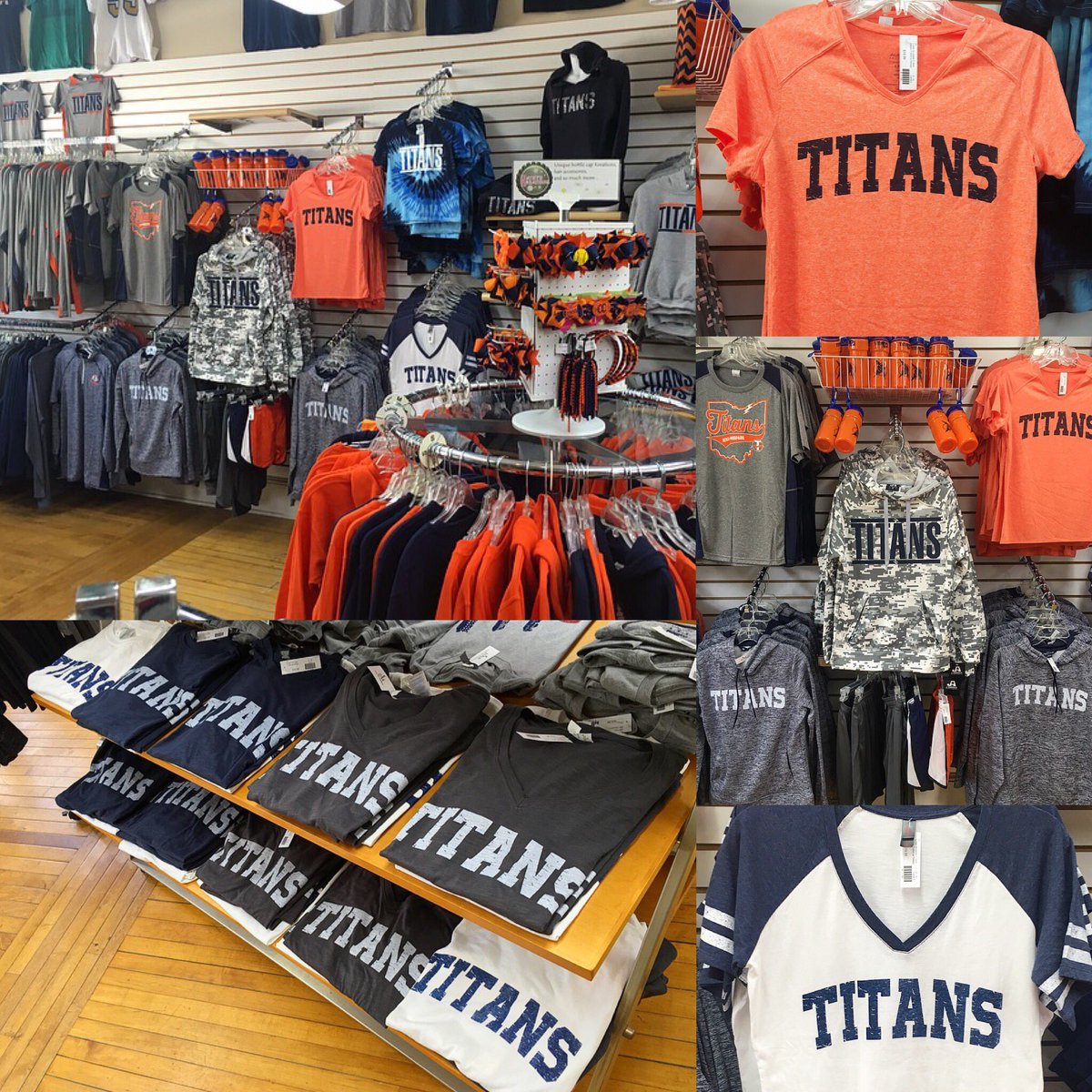 Lunateamshop's tweet photo. Back to school!! New Titans gear has started to flow into store. #berea #brookpark #middleburghts #titans #bcsd https://t.co/S3iXC2WyXu