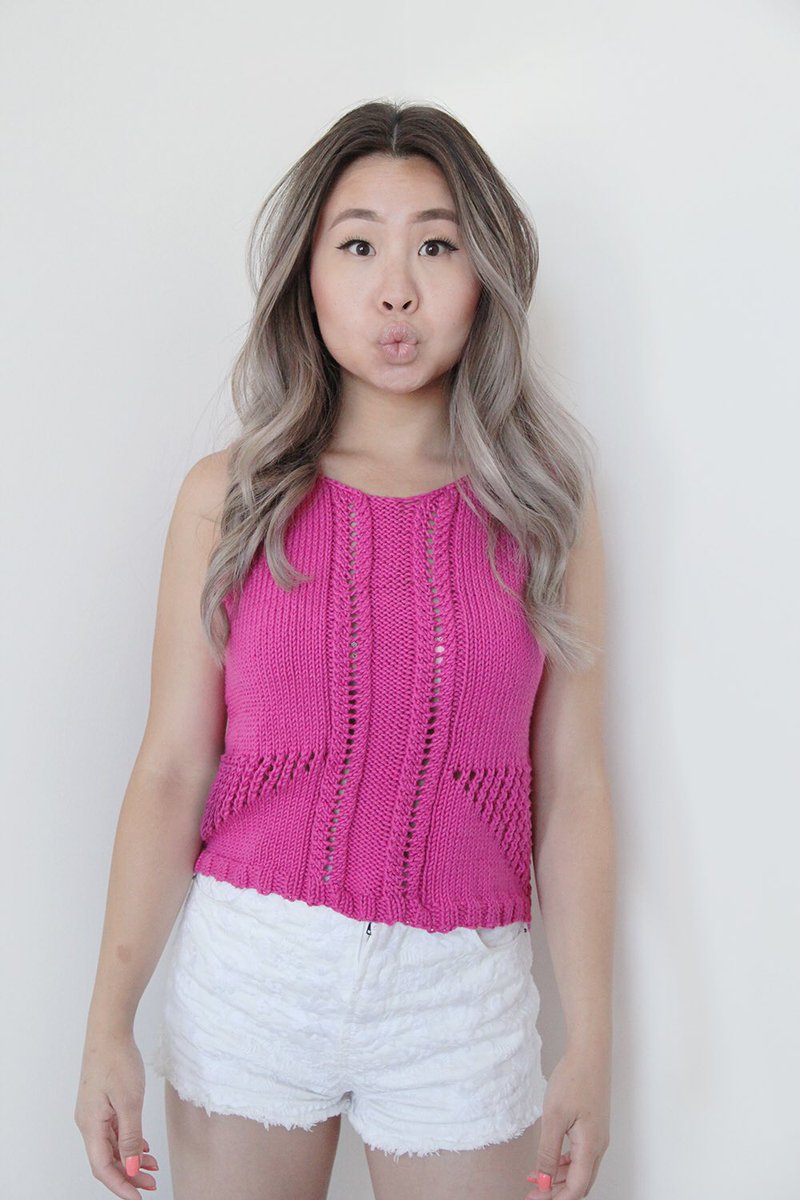 New in shop: Live Forever Tank Pattern🤘1 pattern, 2 versions #knitknithooray bit.ly/LiveForeverTank