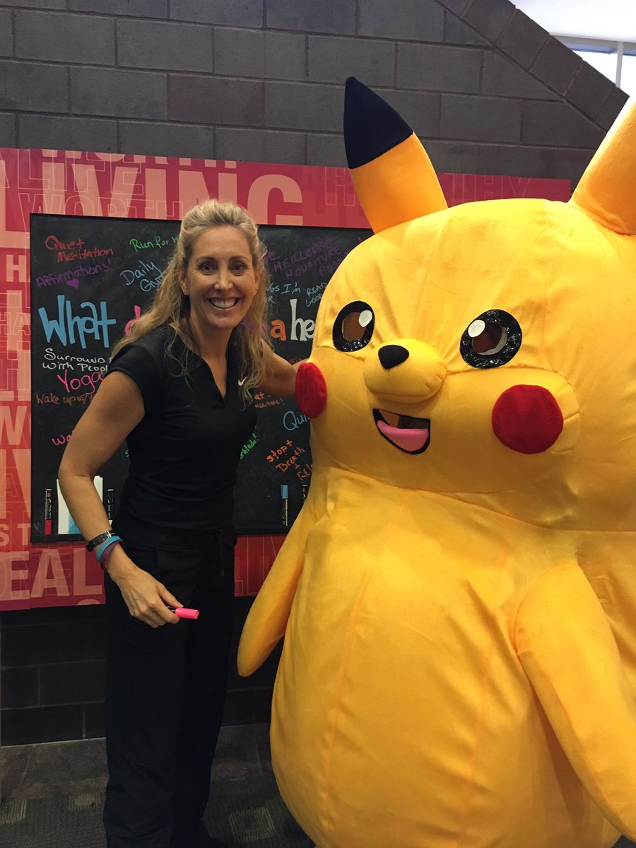 RowanHealth's tweet image. Pikachu is keeping a healthy mindset by competing in the Pokemon gym!!