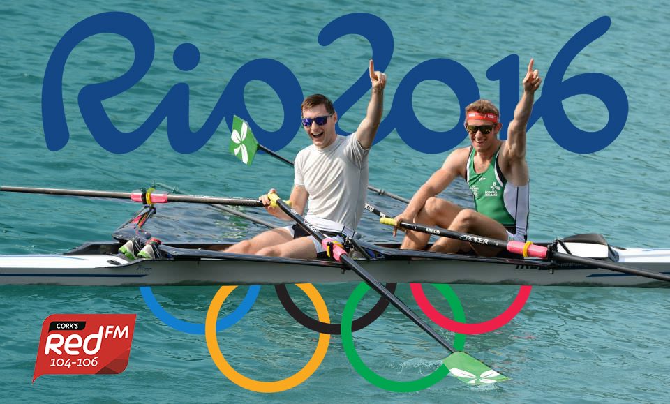 CorksRedFM's tweet photo. Congrats to Gary &amp; Paul O'Donovan from Skibbereen who just won silver at #Rio2016 https://t.co/NDFpnSnwBf