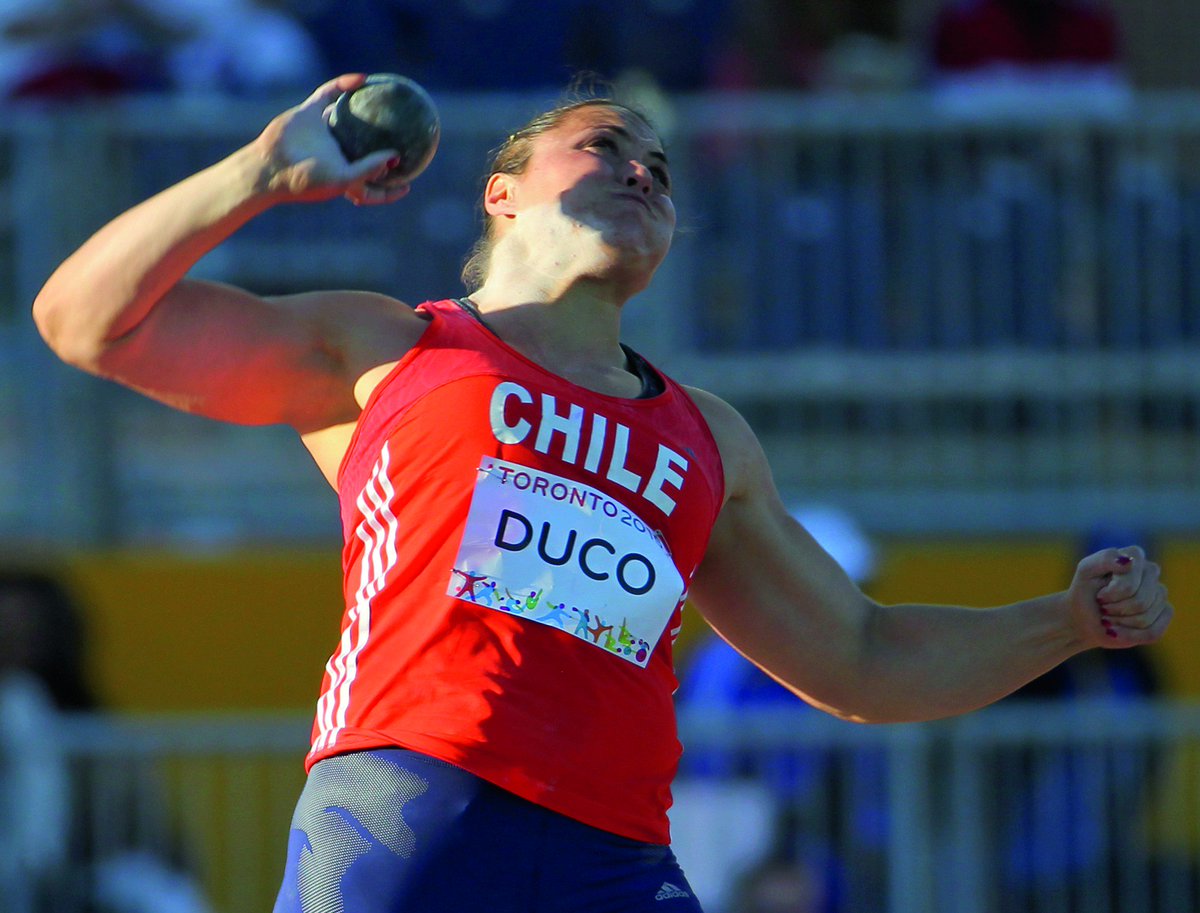 MindepChile's tweet photo. ¡Grande! Natalia Duco #Chi clasificó con 18,18 metros a la final olímpica del lanzamiento de la bala #ChileEnRío https://t.co/gK79JUJYLs