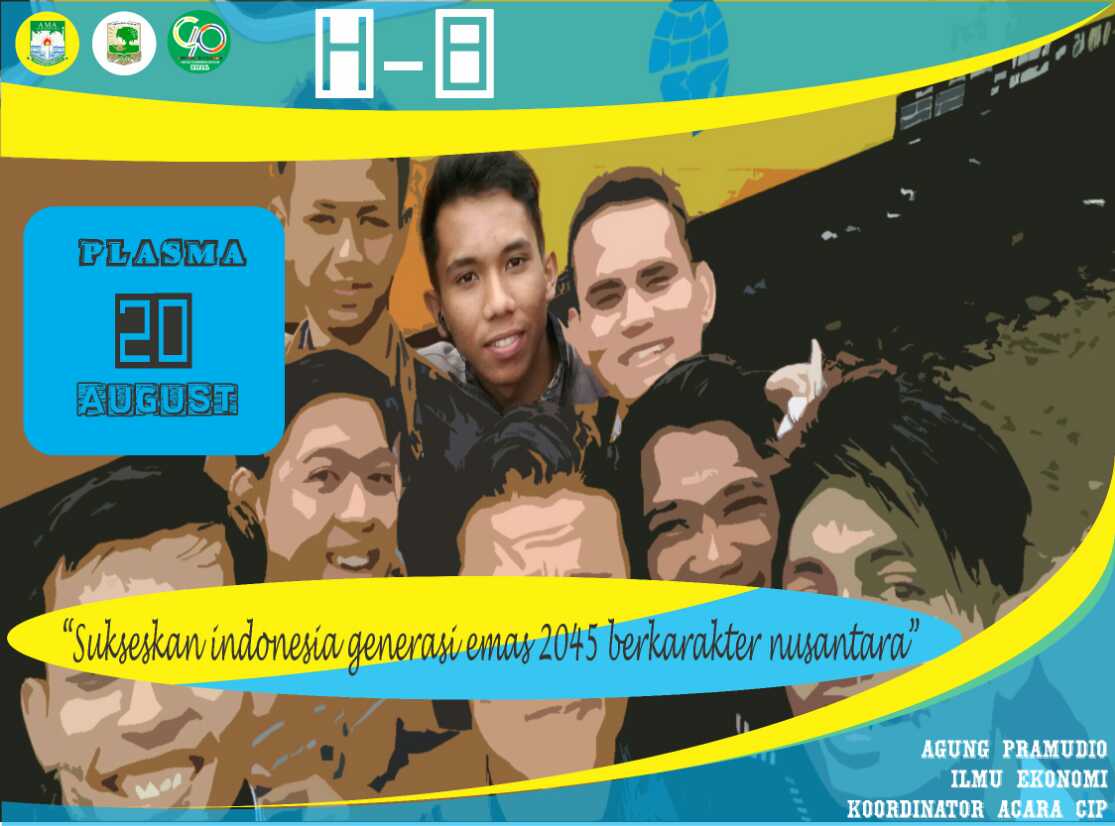 [H-8 PLASMA 2016]

Assalamu'alaikum persembahan lima asrama unand tinggal 8 hari lagi nih:)