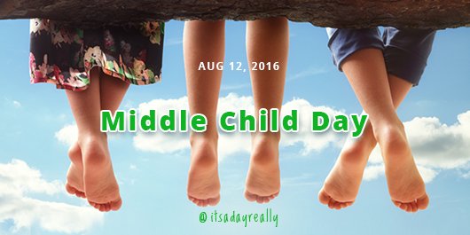 Happy Middle Child Day to you lovely middle-borns!
#nationalmiddlechildday