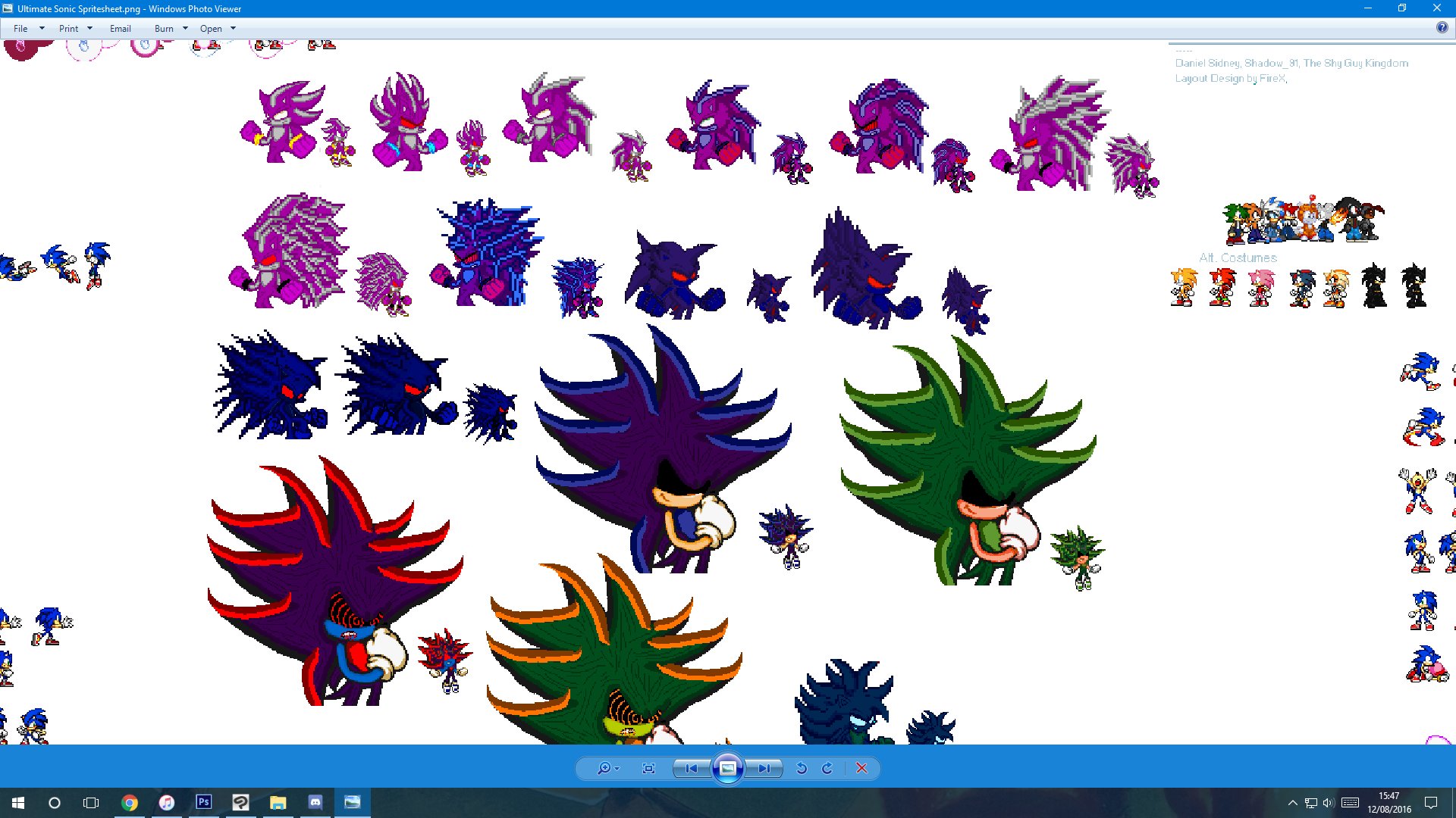 The Ultimate Sonic Sprite Pack