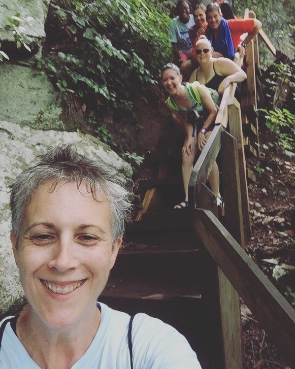MyHopeYouth's tweet photo. Leader selfie! We climbed a mountain. #weserve #msmt2016 #nomoreup https://t.co/BMiRw2vJBn https://t.co/e7JxR352xE