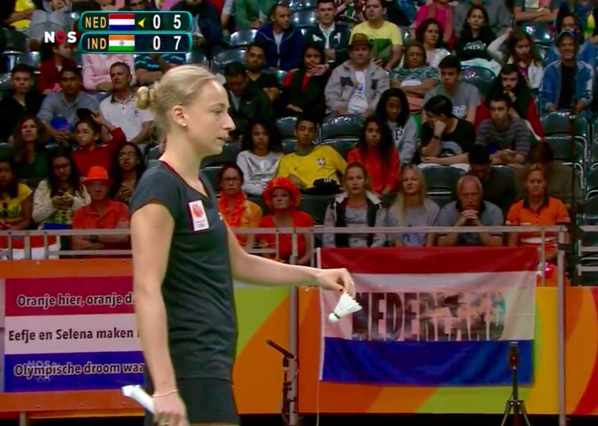 selenapiek's tweet photo. Did we just reached the last 8 at the @Olympics?!? I'm beyond proud and happy right now!!!! 🇳🇱🏸🙌🏻 #teamnl https://t.co/s6QEp1dO7b