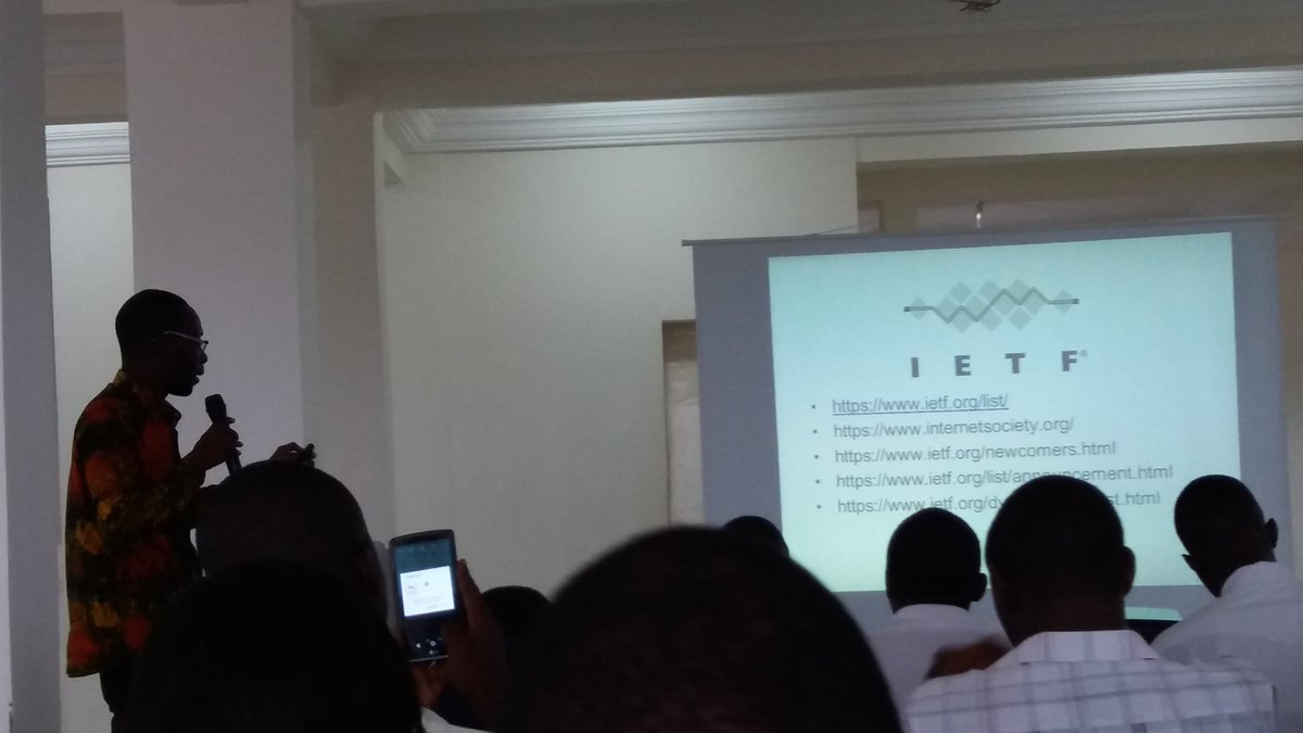 mbakatre's tweet photo. Conference sur IETF a @anptic par Jean Baptiste MILLOGO Pr de @internetsociety Burkina Faso @SborlliJ #lwilitech https://t.co/FY0D0y4uD2