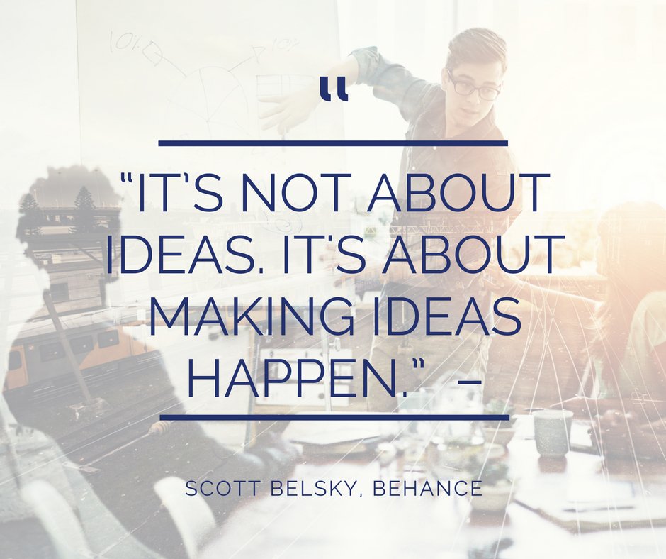 Start putting your ideas into action today! #ThriveHubs offers #businessservices to help you do just that! #startup