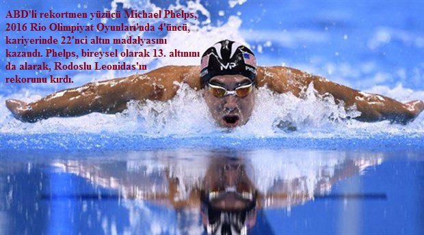 Michael Phelps 2168 y ll k rekoru k rd   