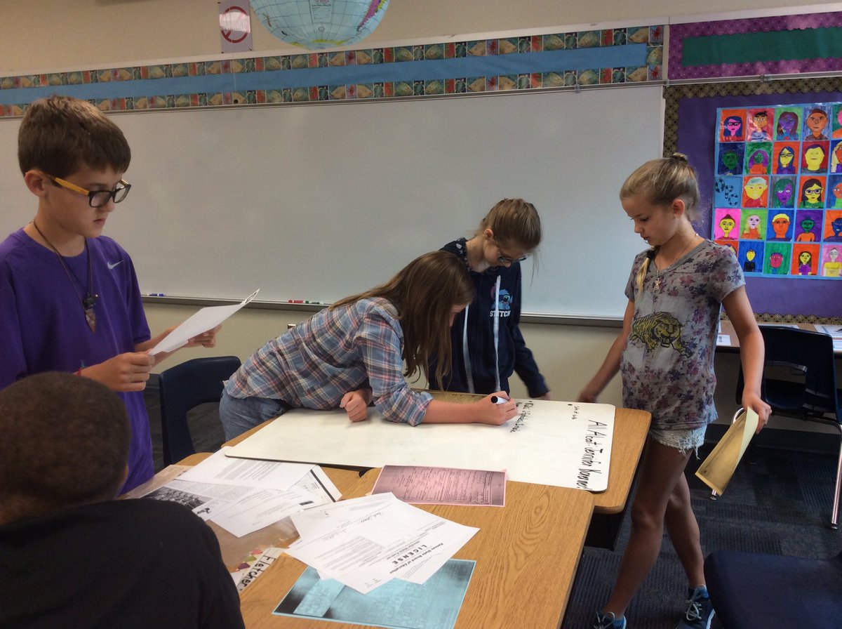Using primary sources to meet their teacher! <a href="/OPC512/">Huskies</a>