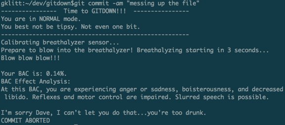 ThePracticalDev's tweet photo. Git Down uses Arduino as a breath analyzer to moderate commits based on alcohol level https://t.co/nwsktPb4mJ https://t.co/L9ez8Gk1Zo