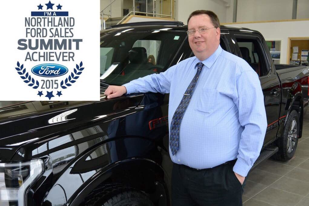 NorthlandFordMB's tweet photo. We're excited for Kevin Carlson to be a 2015 #FordSummit Achiever. Let him help you find a Ford! https://t.co/rBQbAUO9qP