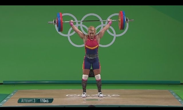 LauraDeLaTour's tweet photo. ENORME LIDIA VALENTÍN #Rio2016 #Halterofilia https://t.co/8VXJEe1oqO