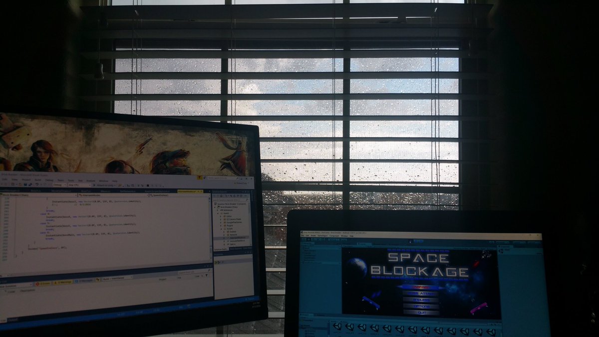 DutyStudios's tweet photo. Good day for developing. #iOS #Android #windowsphone #mobile #SpaceBlockage https://t.co/8vNItyOoyq