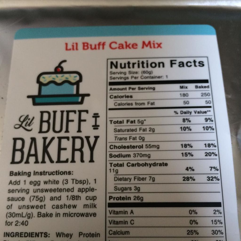 PyroNationUSA's tweet photo. Closer look at the Nutrition for those wondering.
#lilbuffbakery #lilbuff https://t.co/dESFEt3T3M https://t.co/ta23zLLbOJ