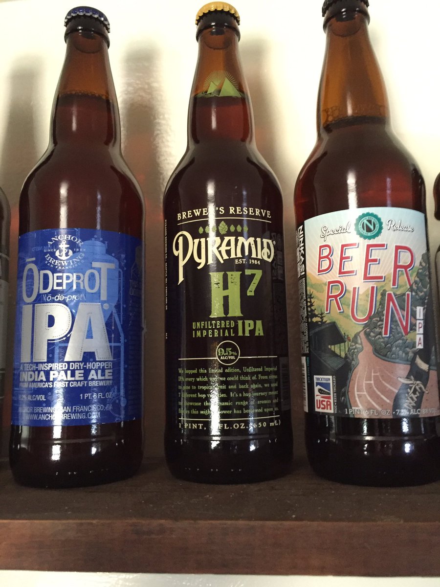 TheBeerArk's tweet photo. Three newbies to add to #TheBeerArk @NinkasiBrewing @AnchorBrewing @PyramidBrew #CraftBeer #H7 #BeerRun #Odeprot https://t.co/lW5cfaWrfL