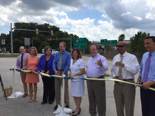 511PAPhilly's tweet photo. PennDOT Secretary Leslie Richards joins Chester Co officials to highlight opening 6.5 miles of #US202 to 6 lanes. https://t.co/e74KNhgNFt