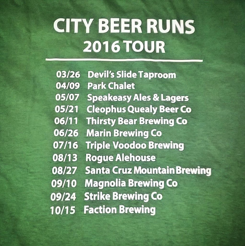 sweattracker's tweet photo. Cheers to all #running 4 #beer at #CityBeerRuns-@RogueAles 5k &amp; 10k!
https://t.co/RV1XB6yULn
Next stop: @scmbrewing https://t.co/4akVedKGaz