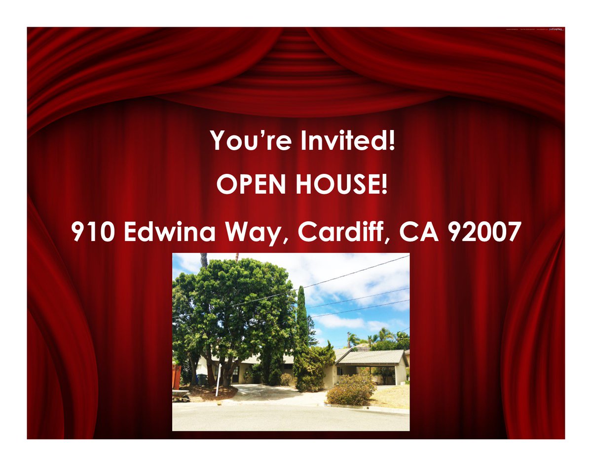 SD_RealEstate_'s tweet photo. Come check out my OPEN HOUSE this Sat. & Sun. from 2pm-4pm
#Cardiff #OpenHouseSD #Encinitas #YoureInvited #NotonMLS https://t.co/gEBxcC5L4t