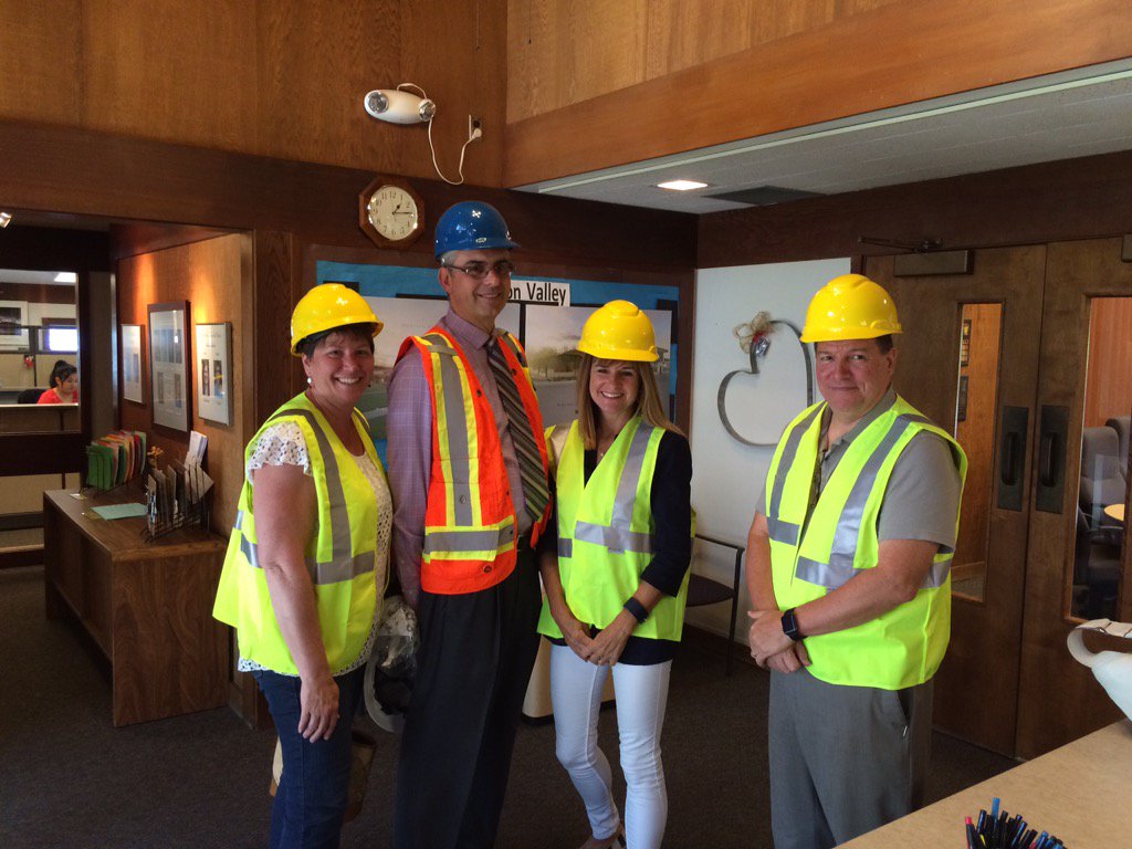 Construction is underway in RVUSD. "Inspectors" are making their rounds! #rvuteach #rvuleaders <a href="/tchevmetz/">Terry Metzger</a>
