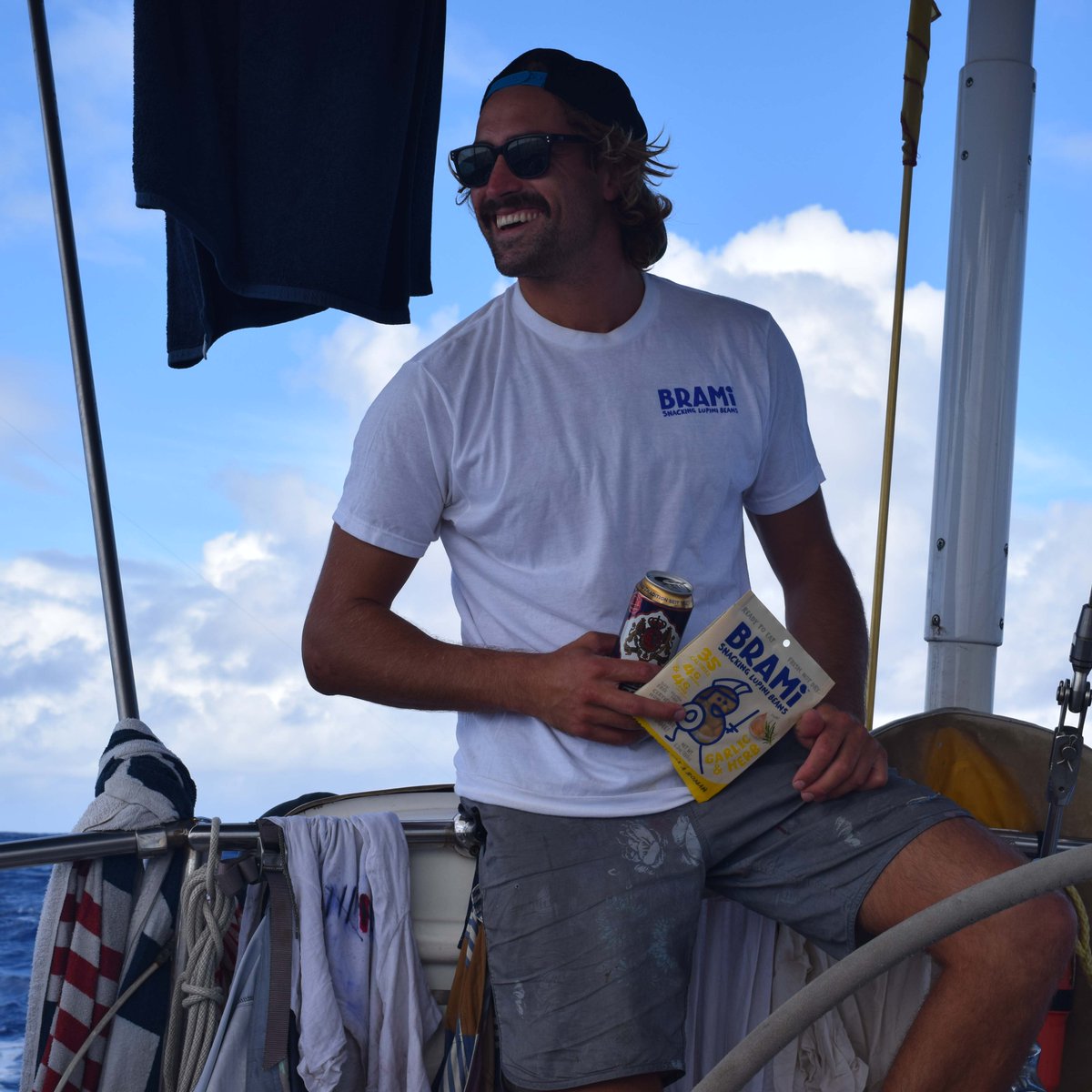 bramisnacks's tweet photo. Living the BRAMI lifestyle. #BeanAtSea
#bramibeans #superfood #lupini #lovepusles #pulses #edamame #beans #vegan https://t.co/6QmGseDFU3