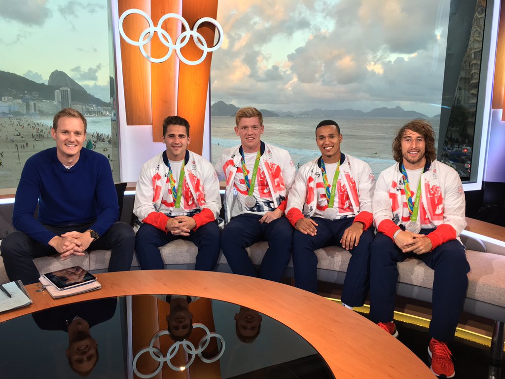 These boys on BBC4 <a href="/dbibby15/">Daniel Bibby</a> <a href="/MarcusWatson11/">Marcus Watson</a> <a href="/SCrossy/">Sam Cross</a> <a href="/O_LindsayHague/">ollie lindsay hague</a>. They've let us in the BBC1 studio