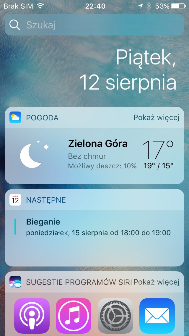 mponikowski's tweet image. Aktualizacja poszła gładko. Zobaczymy jak z użytkowaniem. #ios10beta4 #iphone5