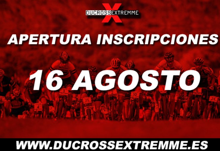 Abrimos inscripciones el 16 de Agosto #DuCross16 @FedTriatloCV <a href="/dipuAlicante/">Diputación de Alicante</a> <a href="/A300w/">Ximo Rubert Alemán</a> ducrossextremme.es